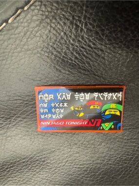 Lego Ninjago Tonight Mini Collectible Tile - Blue, Red, Black